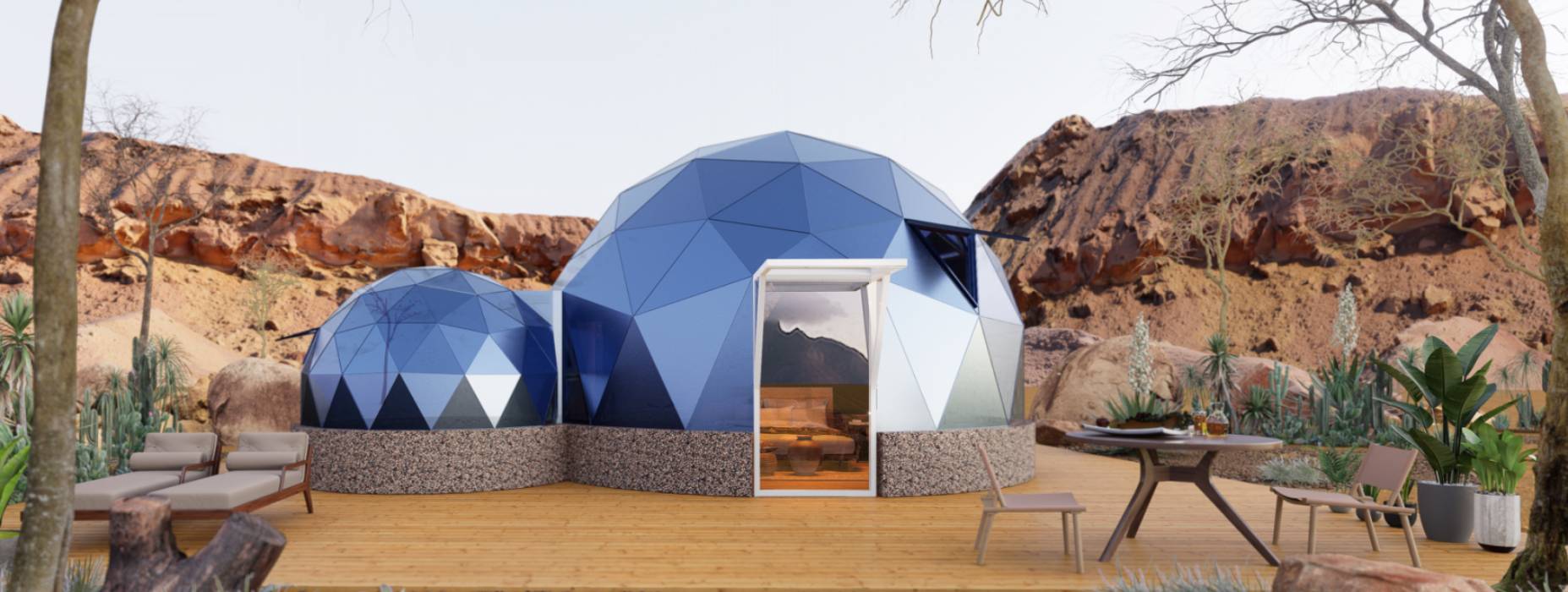 蒙自市球形智能光伏玻璃星空房